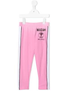 Moschino Kids легинсы с принтом