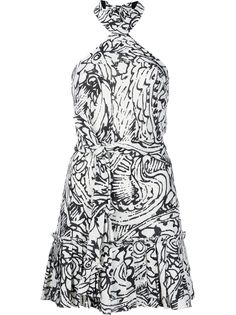 Alexis платье мини Catalin с вырезом халтер