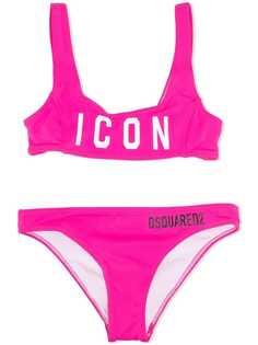 Dsquared2 Kids бикини с принтом Icon