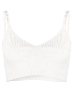 TWINSET укороченный топ в рубчик