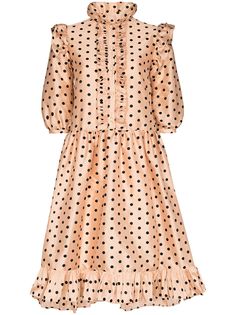 Batsheva платье Claudette в горох
