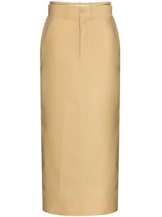 Jacquemus юбка Terraio с разрезом сбоку