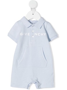 Givenchy Kids короткий комбинезон с логотипом