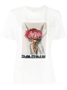 Zimmermann футболка Botanica с графичным принтом