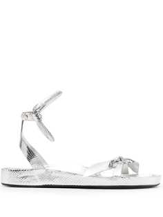 Isabel Marant сандалии Efita с эффектом металлик