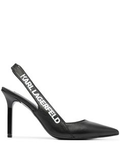 Karl Lagerfeld туфли Gala с ремешком на пятке