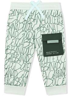Dolce & Gabbana Kids спортивные брюки с логотипом