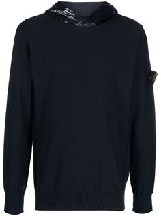 Stone Island худи с нашивкой-логотипом