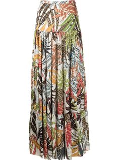 Alexis юбка макси с принтом