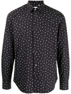 PAUL SMITH рубашка с вышивкой