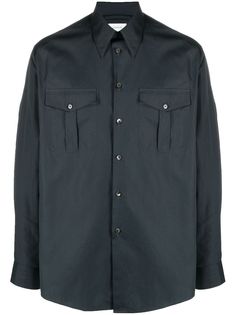 Lemaire рубашка с нагрудным карманом