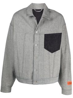Heron Preston джинсовая куртка с контрастным карманом