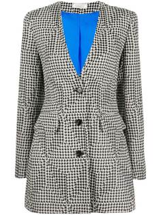 Nina Ricci блейзер в ломаную клетку