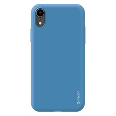 Чехол (клип-кейс) DEPPA Gel color case, для Apple iPhone XR, голубой [85364]