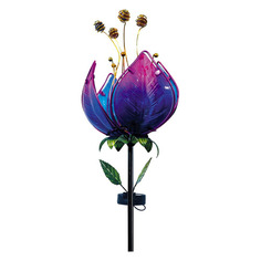 Светильник садовый ЧУДЕСНЫЙ САД 685-L Тюльпан, наземный, сиреневый