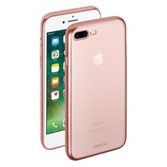 Чехол (клип-кейс) DEPPA Gel Plus Case, для Apple iPhone 7 Plus/8 Plus, розовое золото [85290]