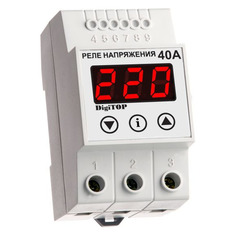 Реле напряжения DIGITOP Vp-40A, 1-фазное, 220В