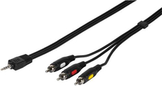 HDMI-кабель Vivanco 47/70 01 3.5mm (M) - 3RCA (M), 2 м (47050)