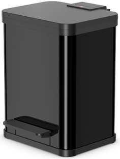 Контейнер для мусора Hailo Oko Duo Plus M, 2х9 л, черный (0622-260)