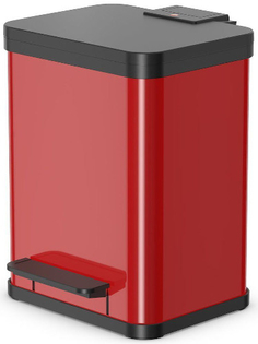 Контейнер для мусора Hailo Oko Uno Plus M, 17 л, красный (0619-240)