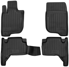 Коврики в салон FORMAT Mitsubishi L-200 IV, 2005-2015, 4 шт, повышенная износостойкость (35.15.210)