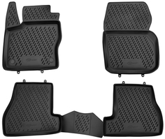 Коврики в салон FORMAT Ford Focus 3, 2011-2015, 4 шт (CARFRD00001h)