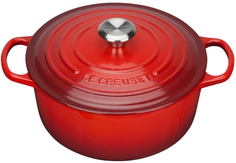 Кастрюля с крышкой Le Creuset 22 см Cerise (21177220602430)