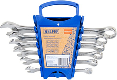 Набор ключей Helfer комбинированных, 6 шт, 6-17 мм, держатель (HF002505)