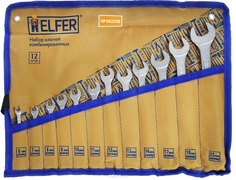 Набор ключей Helfer комбинированных, 12 шт, 6-22 мм, сумка (HF002300)
