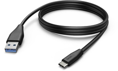Кабель Hama USB Type-C, USB-A, 3 м Black (00183343)