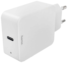 Сетевое зарядное устройство Hama PD/QC 3A USB Type-C White (00183277)