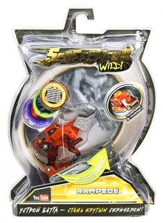 Игровой набор Screechers Wild Машинка-трансформер Рампид (серо-оранжевый)