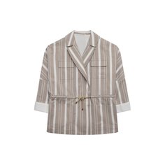 Хлопковый жакет Brunello Cucinelli