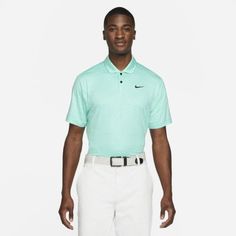 Мужская рубашка-поло в полоску для гольфа Nike Dri-FIT Vapor