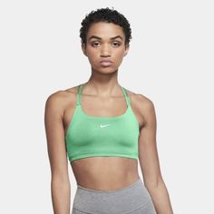 Спортивное бра без вкладыша с легкой поддержкой Nike Dri-FIT Indy