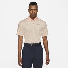 Мужская рубашка-поло в полоску для гольфа Nike Dri-FIT Vapor