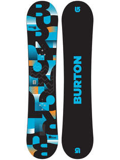 Сноуборд Burton Progression Black/Light Blue/Orange - 142 см