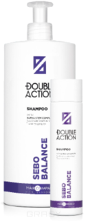 Domix, Шампунь, регулирующий работу сальных желез Double Action Sebo Balance Shampoo, 1 л Hair Company