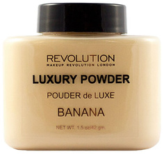 Domix, Рассыпчатая пудра Loose Baking Powder, 42 гр (3 оттенка), Luxury Banana Powder Make Up Revolution