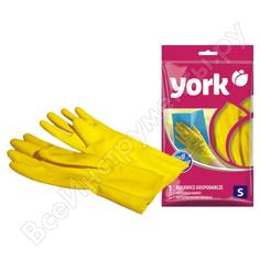 Резиновые перчатки YORK