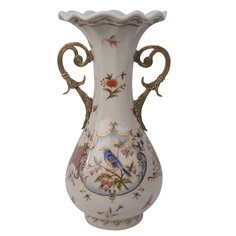 Ваза с ручками Glasar 16x14x30см ГЛАСАР