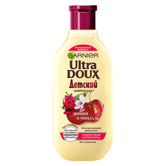 Шампунь для волос детский GARNIER ULTRA DOUX 2 в 1 Вишня и миндаль 250 мл