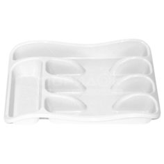 Сушилка для столовых приборов Виолет 060106, белая Violet