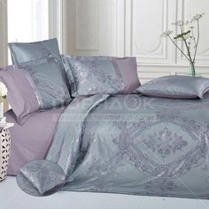 Постельное белье Cleo Satin jacquard евро сатин (простыня 230х250 см, 2 наволочки 50х70 см, 2 наволочки 70х70 см, пододеяльник 200х220 см) 31/147-SG