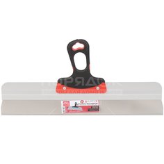 Шпатель фасадный Bartex Евро нержавеющий с двухкомпонентной ручкой 615029, 450 мм