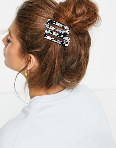 Набор из 2 голубых заколок Accessorize-Голубой