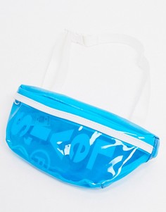Прозрачная сумка-кошелек на пояс Levis-Голубой