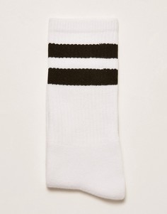 Черные носки с полосками Topman-Черный цвет