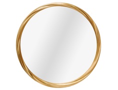 Настенное зеркало твист голд (object desire) золотой 3 см.