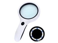 Лупа Kromatech 95100B (RD) 4х-100mm с подсветкой 18 LED 23149b301